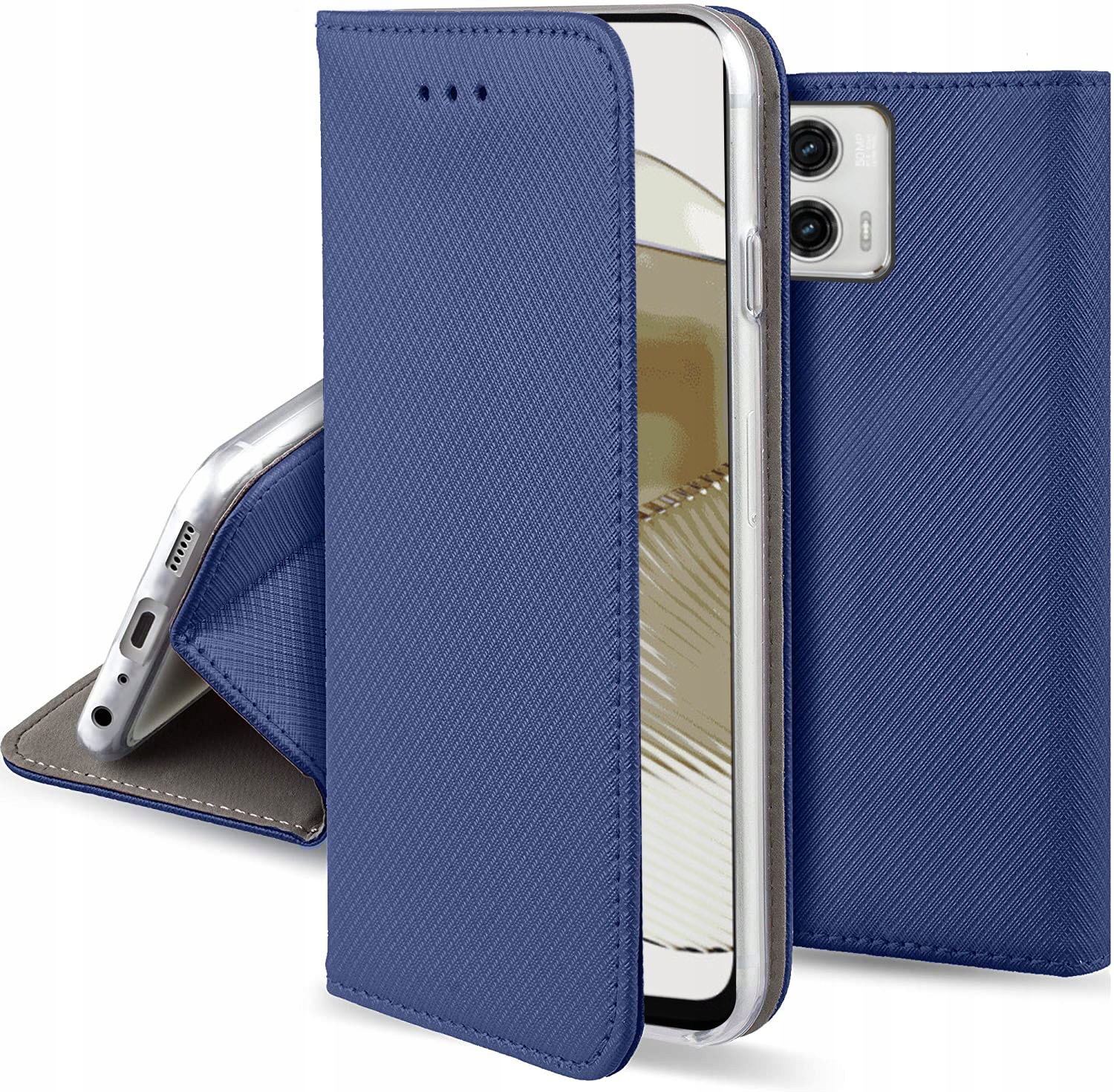 

Etui S-magnet do Motorola Moto G73 +szkło