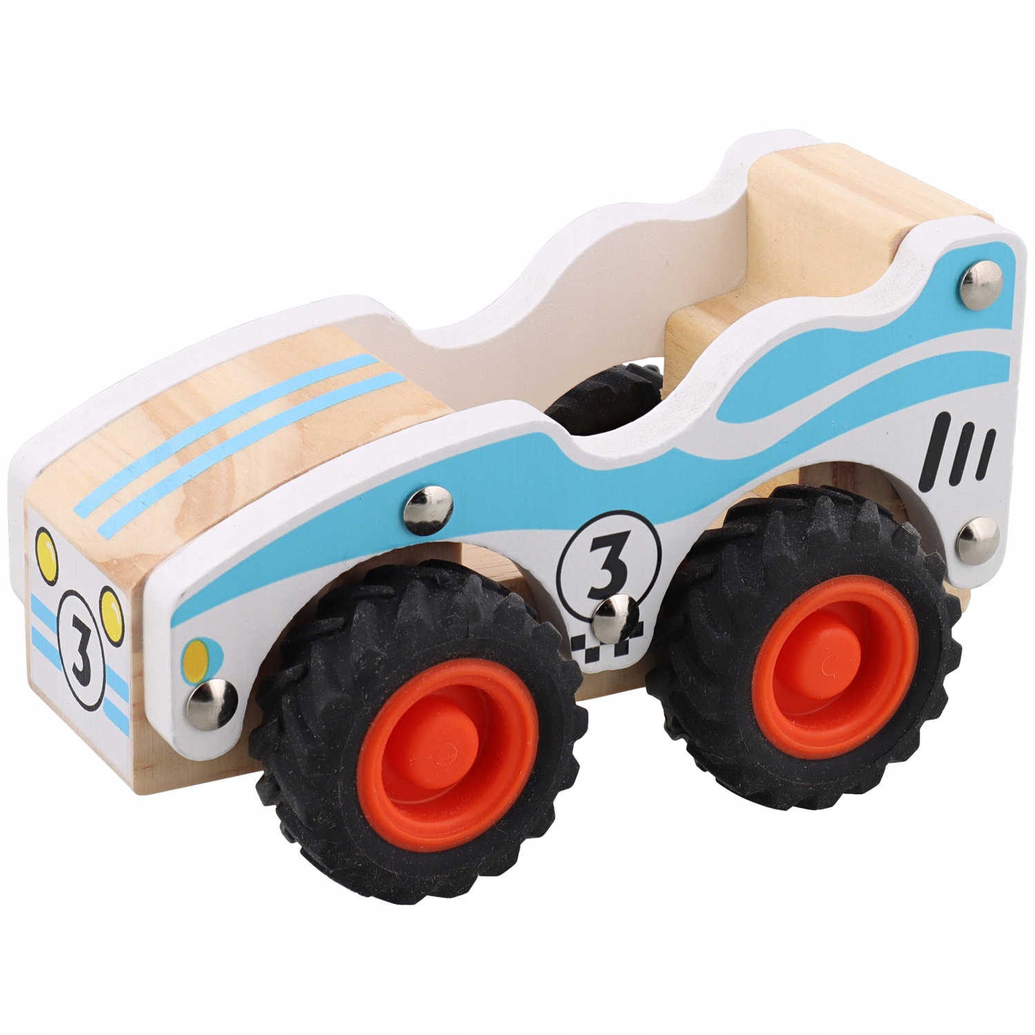 DREWNIANE AUTKO BETONIARKA PREZENT ZABAWKA DLA DZIECI FSC Mini Matters Model Betoniarka