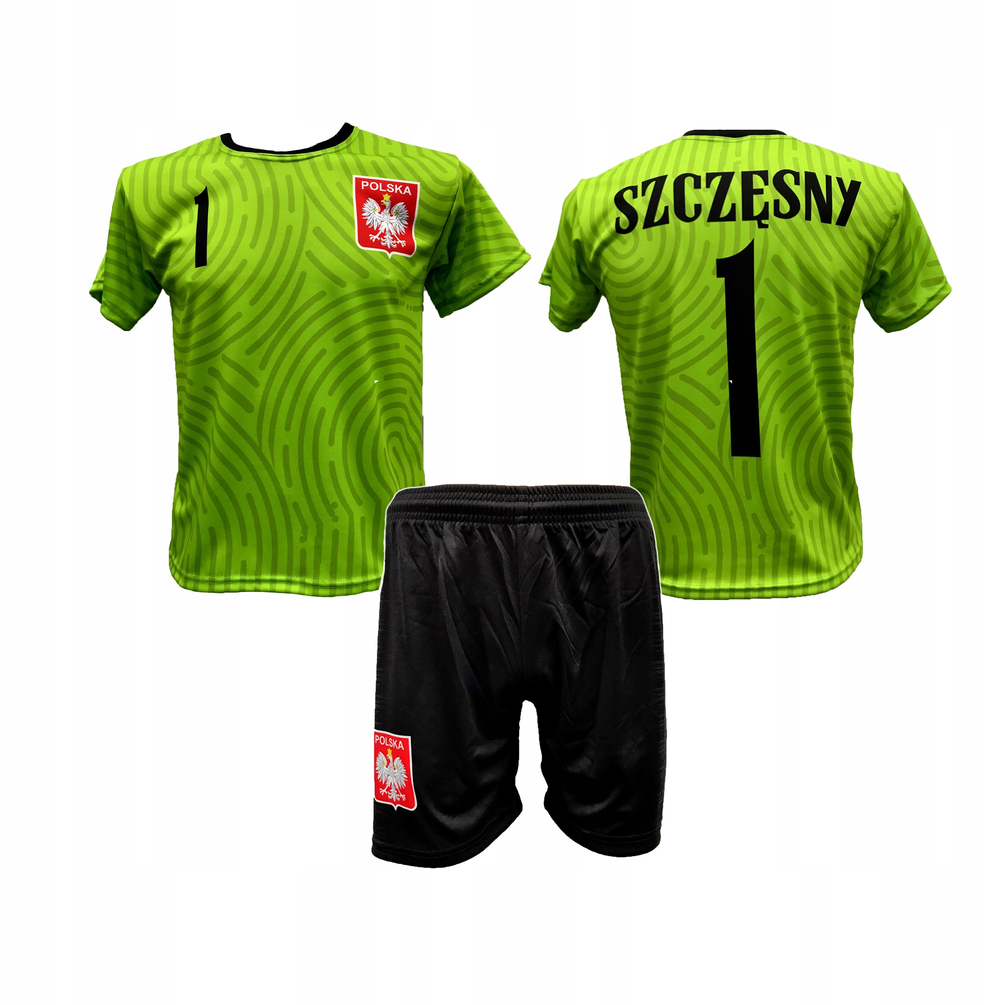 

Szczęsny Polska limonka strój komplet roz. 158