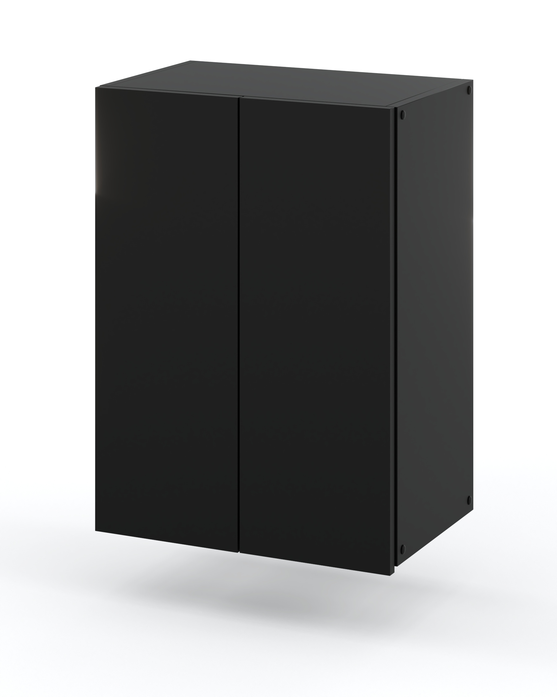 SZAFKA ŁAZIENKOWA WISZĄCA CZARNA | SŁUPEK ŁAZIENKOWY | LOFT | 40 CM x 60 CM