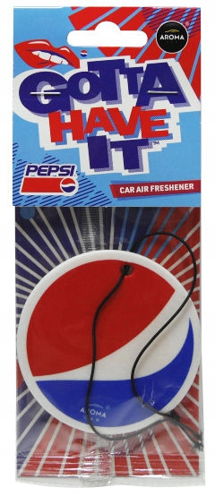 

Logo Pepsi Aroma Car zawieszka samochodowa