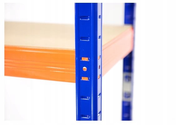 Regał metalowy 180x100x40 5 1C biały Materiał wykonania półki półka z płyty MDF