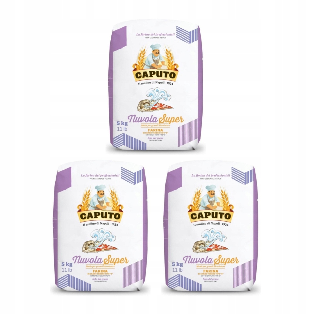 Mouka na pizzu Nuvola 3x5 kg Caputo