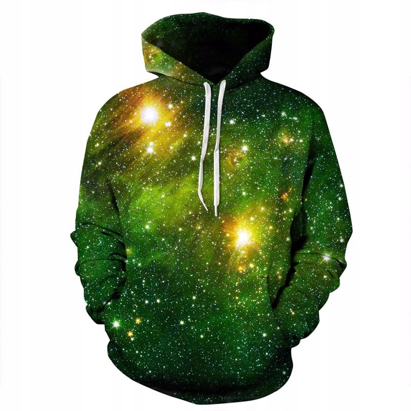 

C10 Bluza Kosmos Gwiazdy Zorza Polarna 3D - XL