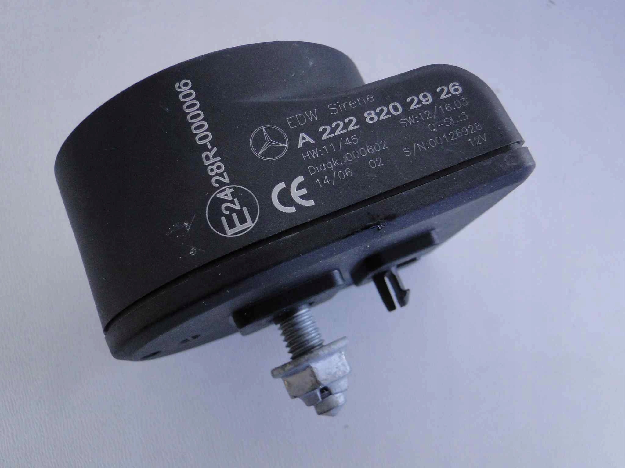 MERCEDES S 217 CA LIFT ALARM SYRENA W NADKOLE W217 Numer katalogowy części A2228202926