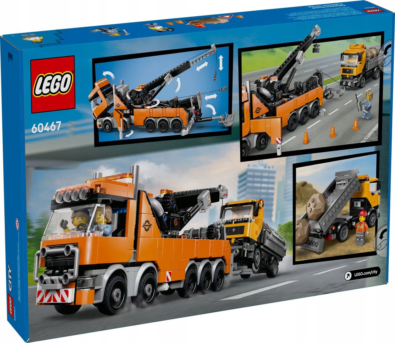 Lego 60467 City Tažný vozík s jeřábem