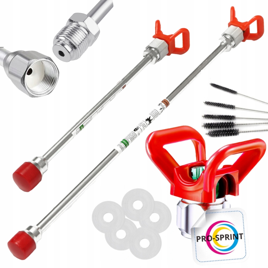 

Przedłużka malarska 30cm 50cm kpl agregat dysza