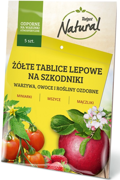 

Żółte Tablice Lepowe 5szt.- na mszyce i inne owady