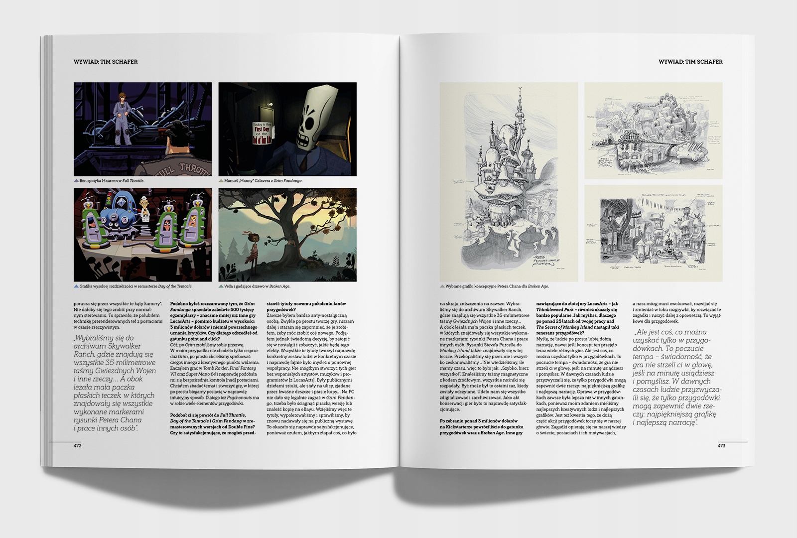 Almanach Gry przygodowe Point and Click Liczba stron 600