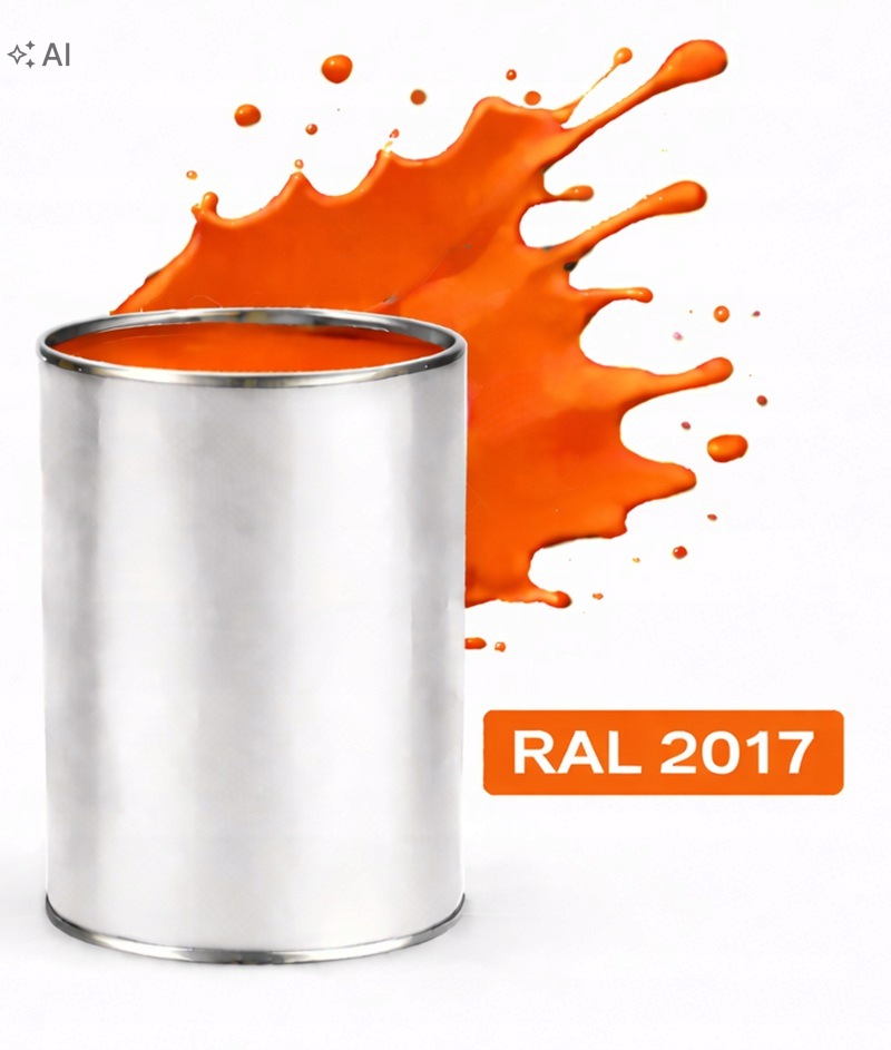 Ral 2017 Alkydový Email Lesklý Barva na kov ocel 1L
