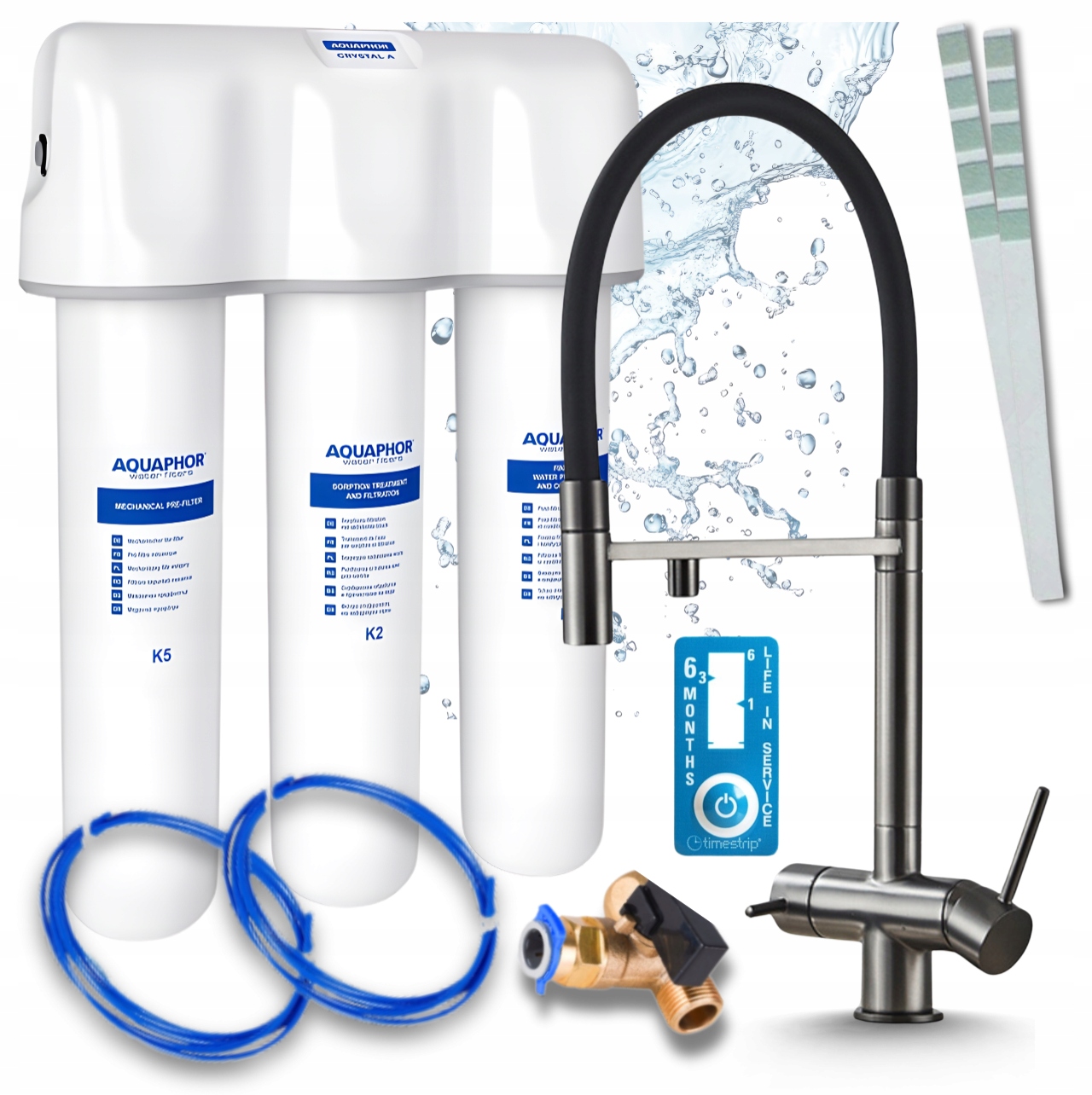 Trojcestný Filter Na Vodu A Vodný Filter Pod Umývadlo Aquaphor Kryštál A