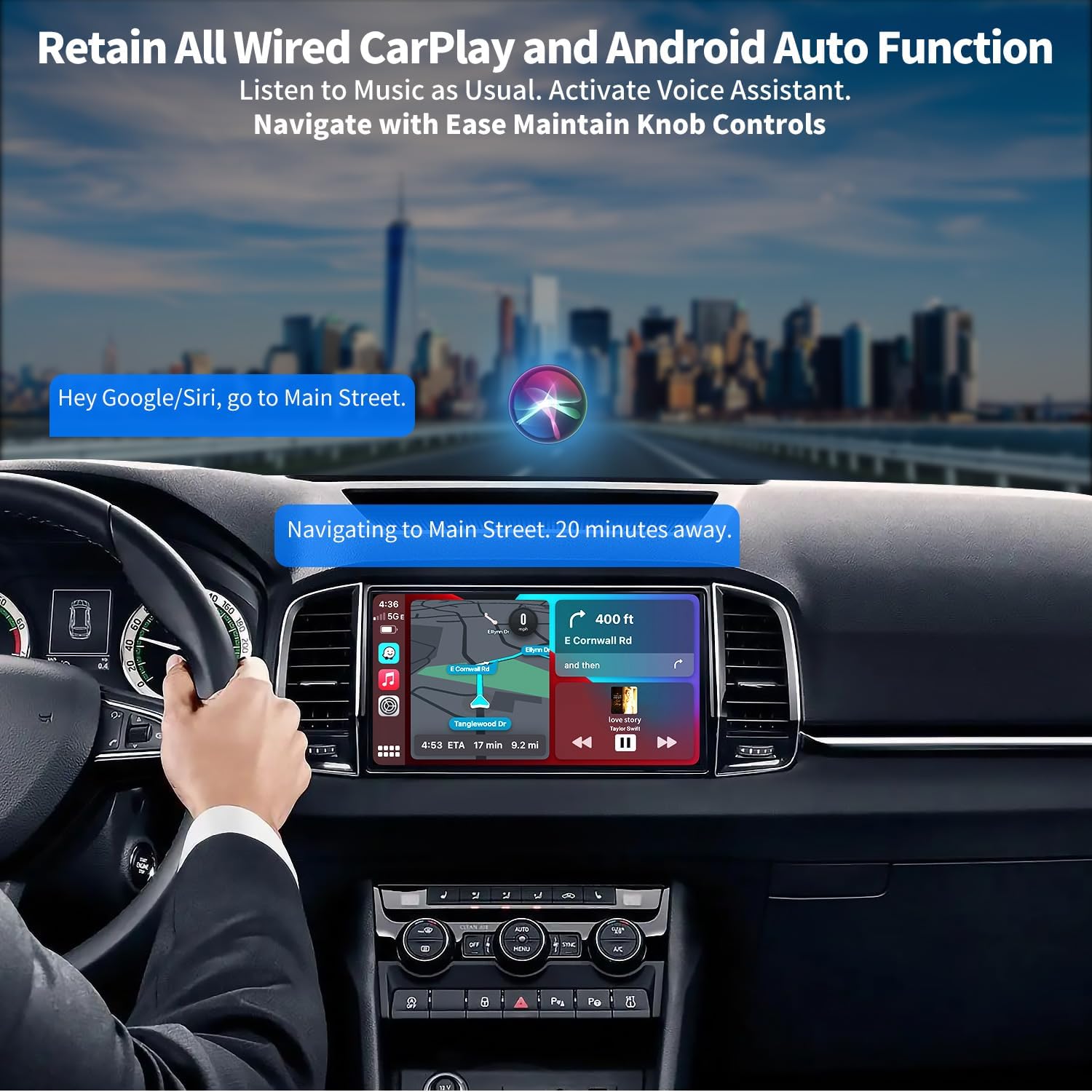 ATOTO AD3 bezprzewodowy adapter CarPlay samochodowy z systemem Android 9A5 Rodzaj adapter