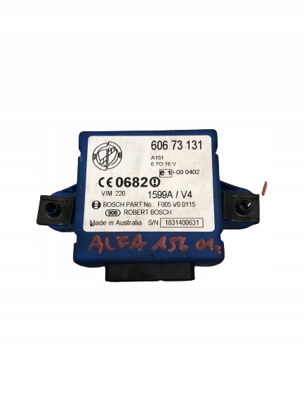 modulo IMMOBILIZERA ALFA ROMEO 156 KOMBI 60673131