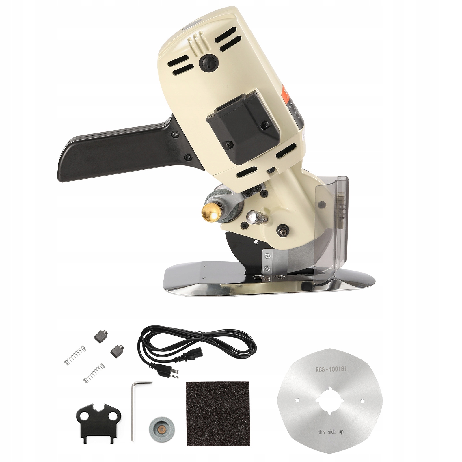 Elektrická rotační řezačka tkanin 250W Tloušťka řezu 2,7CM