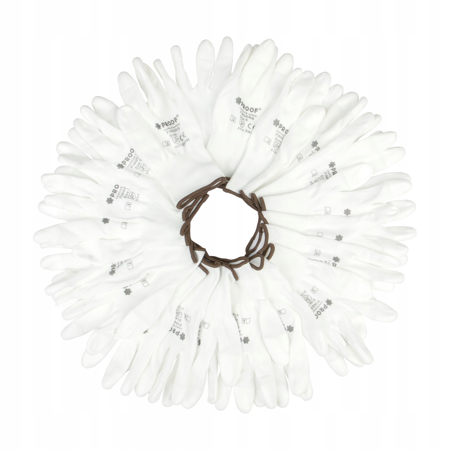 RĘKAWICE RĘKAWICZKI OCHRONNE ROBOCZE BHP BUDOWLANE ODPORNE PROOF ROZ. 10 Rozmiar 10