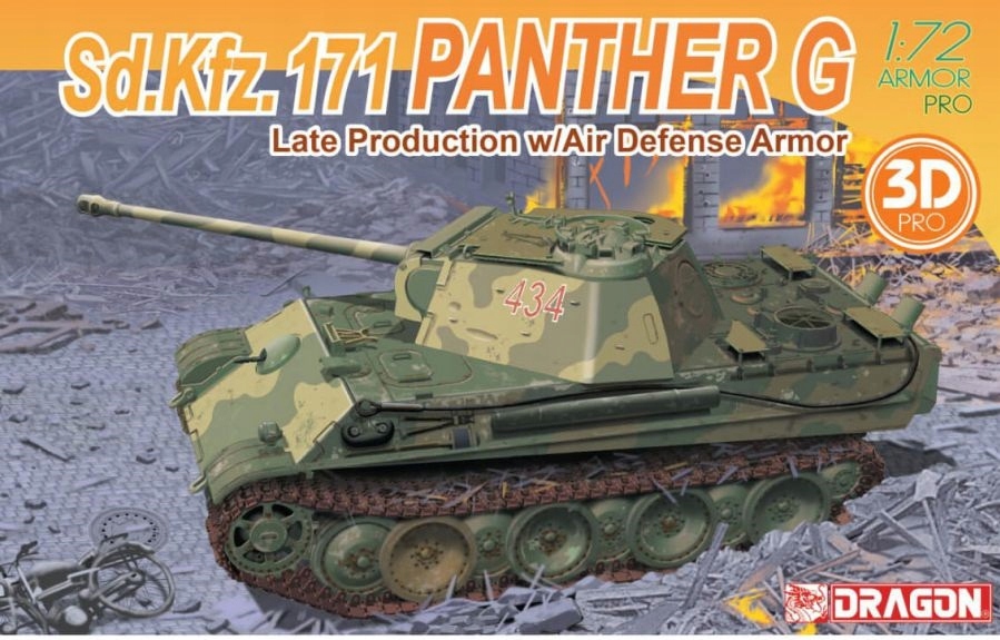 1:72 Sd.Kfz. 171 Panther G s pancířem protivzdušné obrany