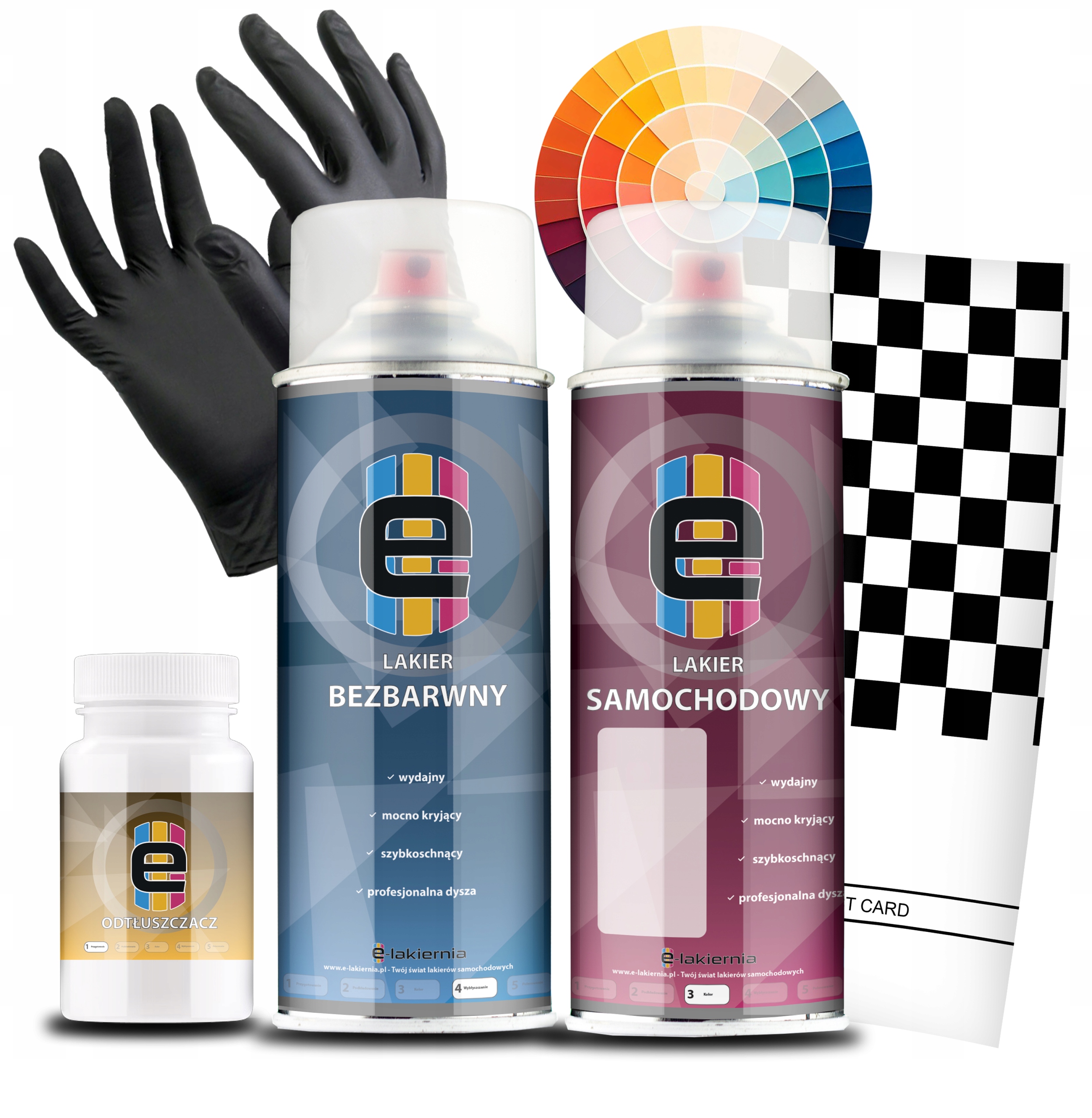Lakier Samochodowy Spray Bezbarwny Połysk Każdy Kolor E-lakiernia