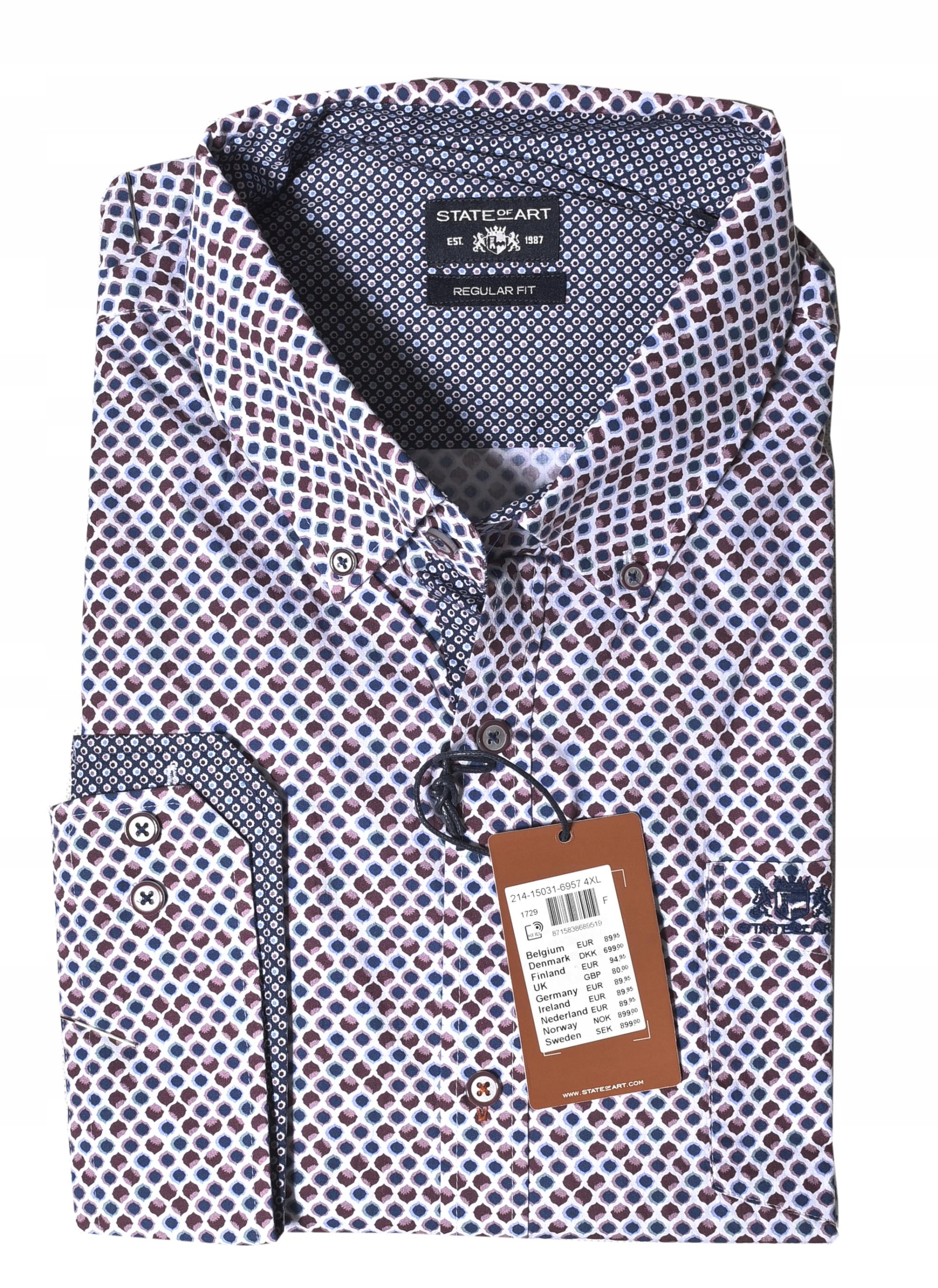 

State Of Art koszula bawełna regular 4XL 49