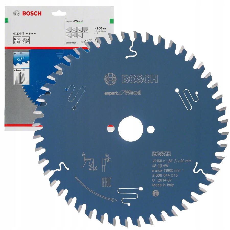 

Tarcza Pilarska Expert For Wood 160x20mm Bosch