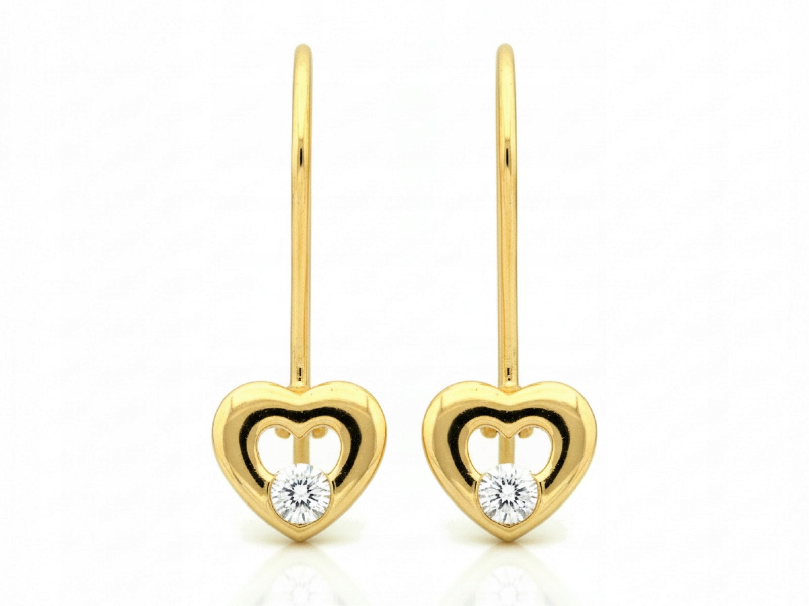 Dámské zlaté Náušnice 585 14k zlato 14k