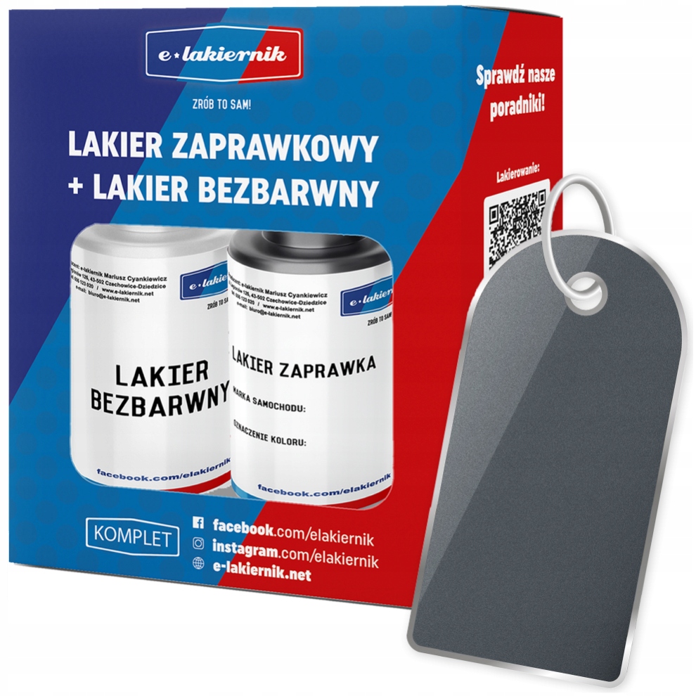 

e-lakiernik Lakier Zaprawka Bezbarwny Opel 163