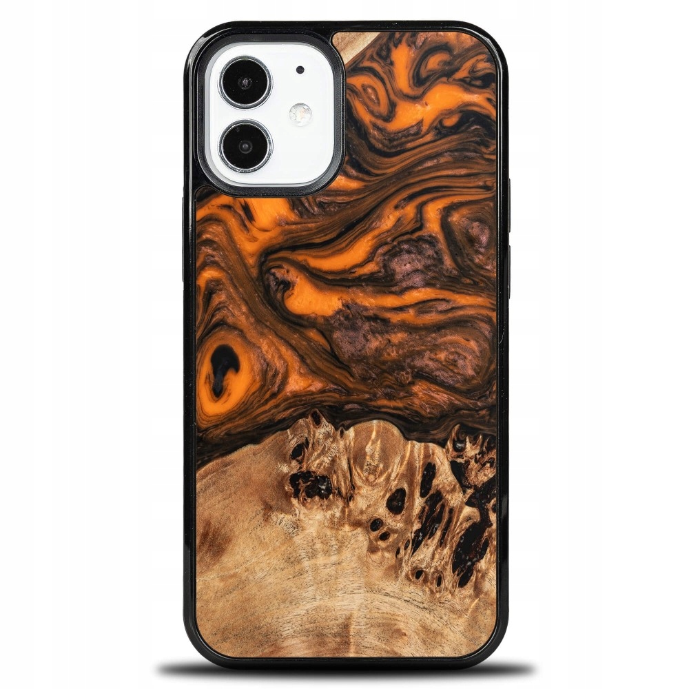 Pouzdro Bewood Unique pro iPhone 12 Mini oranžové