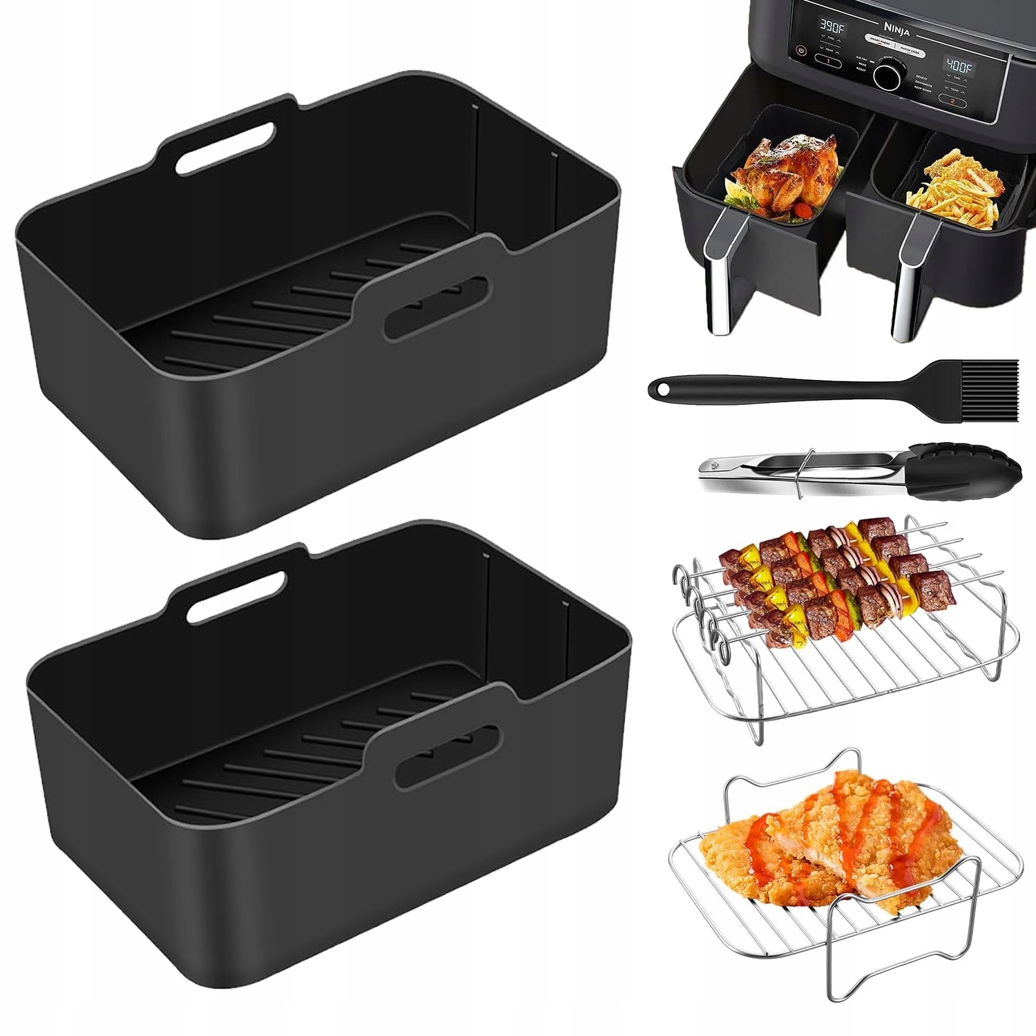 Do Ninja Dual AF300UK AF400UK Zestaw akcesoriów do frytkownicy