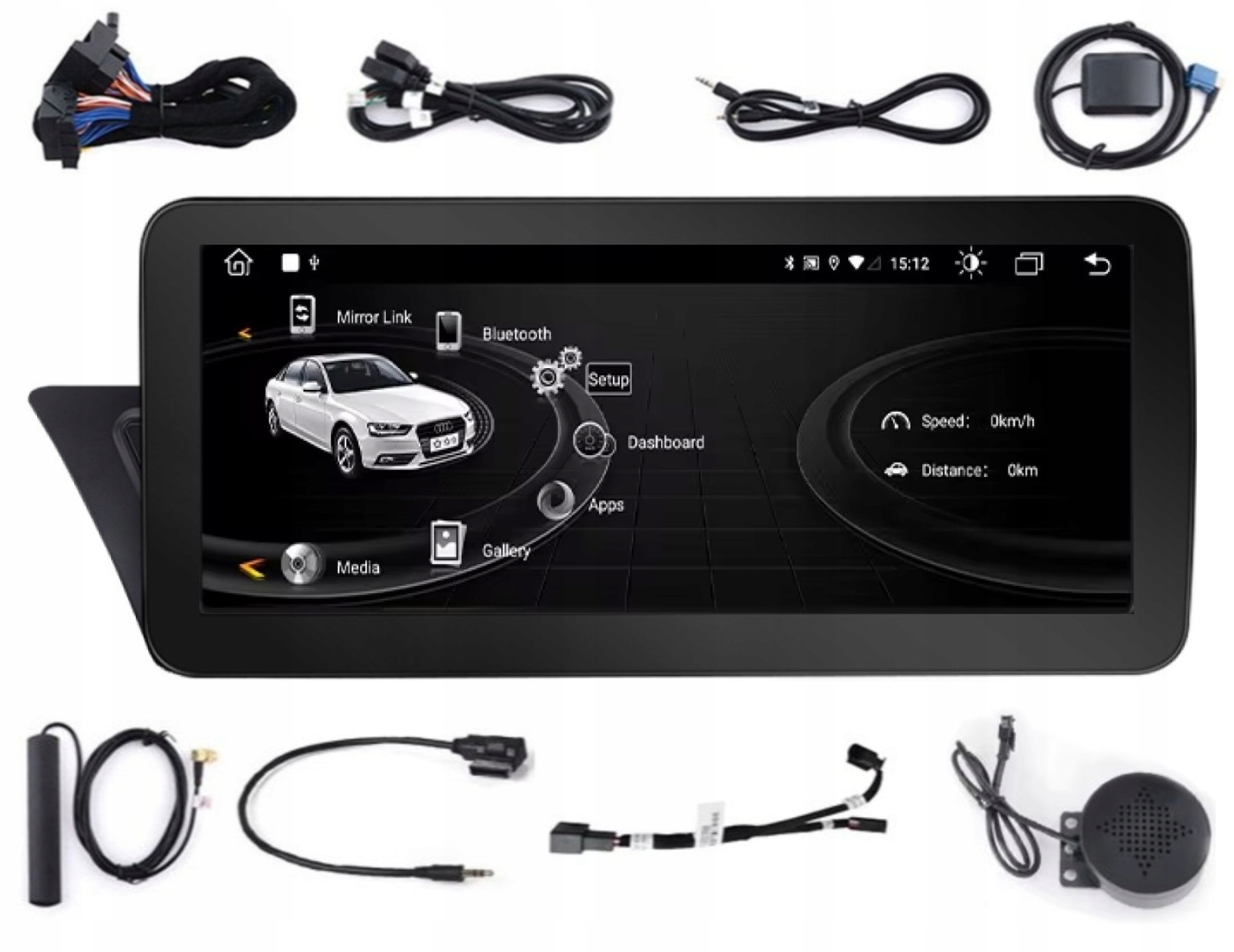 Navigácia Rádio Android Audi A4 B8 A5 8T Multimedia MMI 3G 2 Gb Carplay Lte