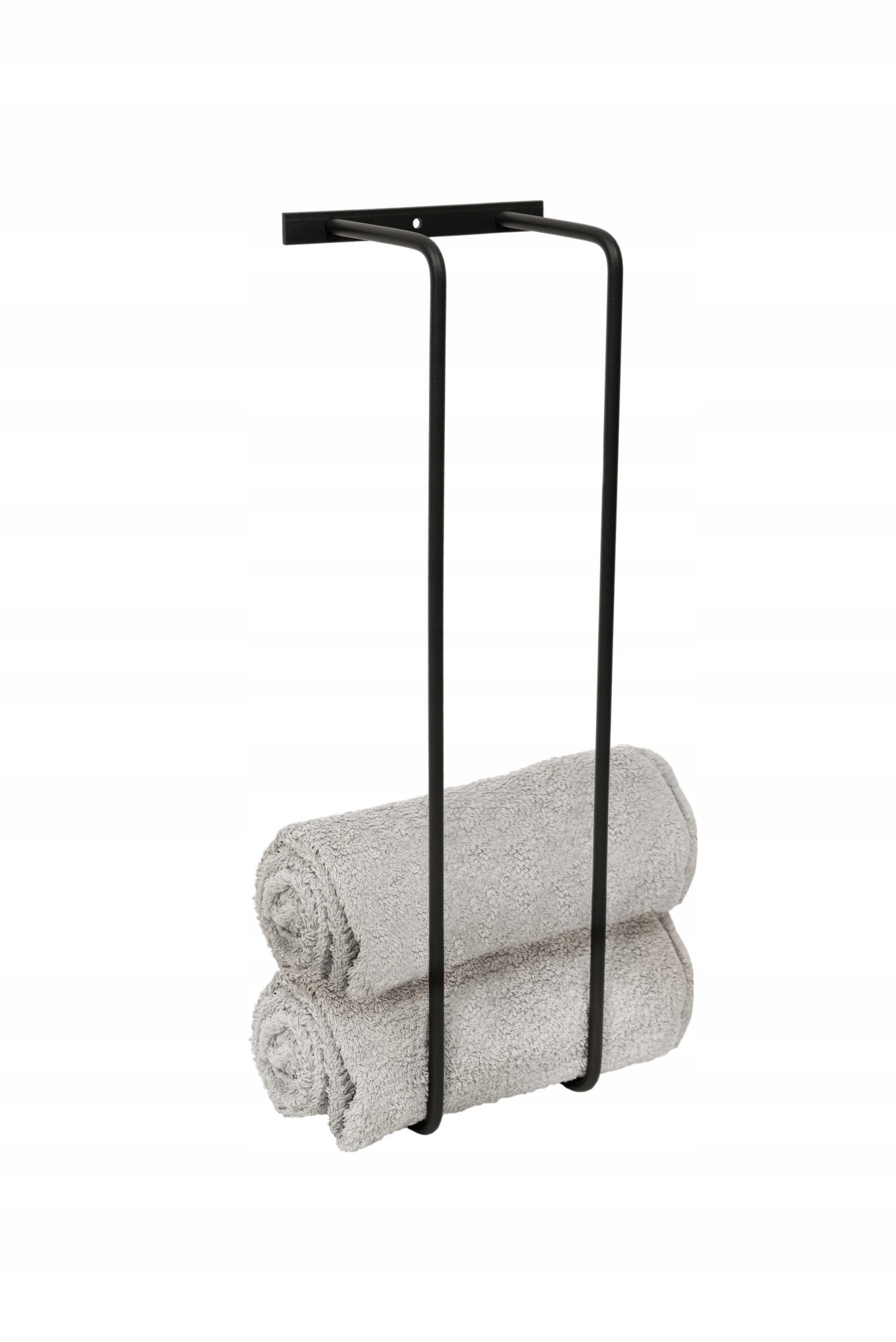 

Wieszak ścienny łazienkowy na ręczniki loft czarny