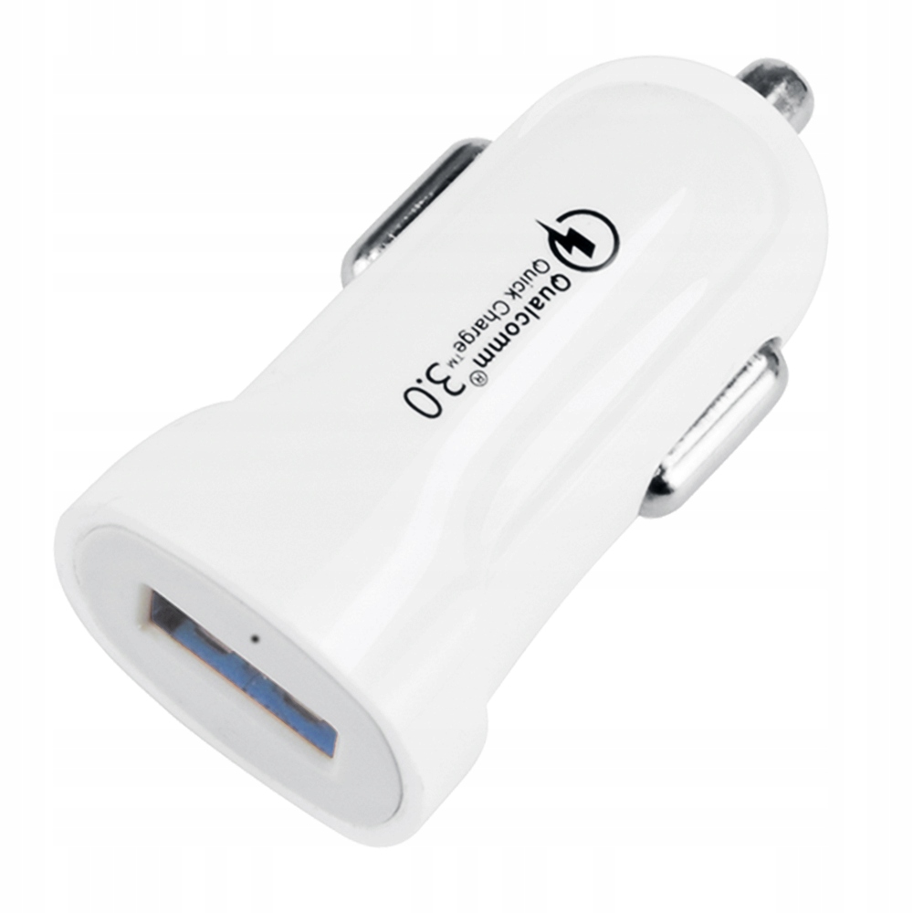 ŁADOWARKA SAMOCHODOWA SZYBKA QUICK CHARGE DO SAMOCHODU AUTA 3.0 QC 3.1A
