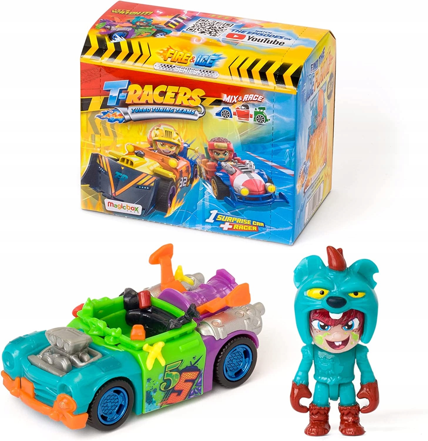 

T-racers Fire & Ice Seria 3 Autko Figurka