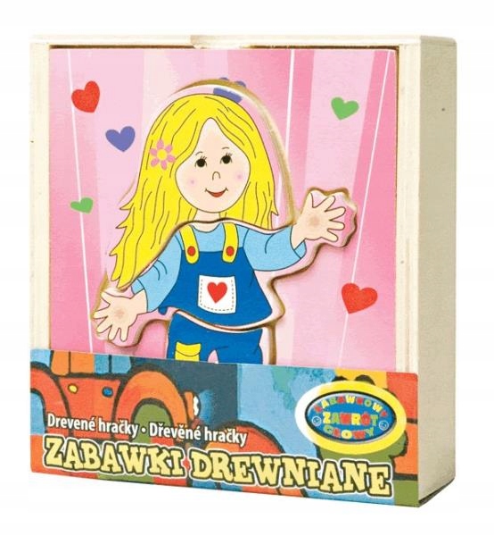 

Układanka Drewniana Dziewczynka