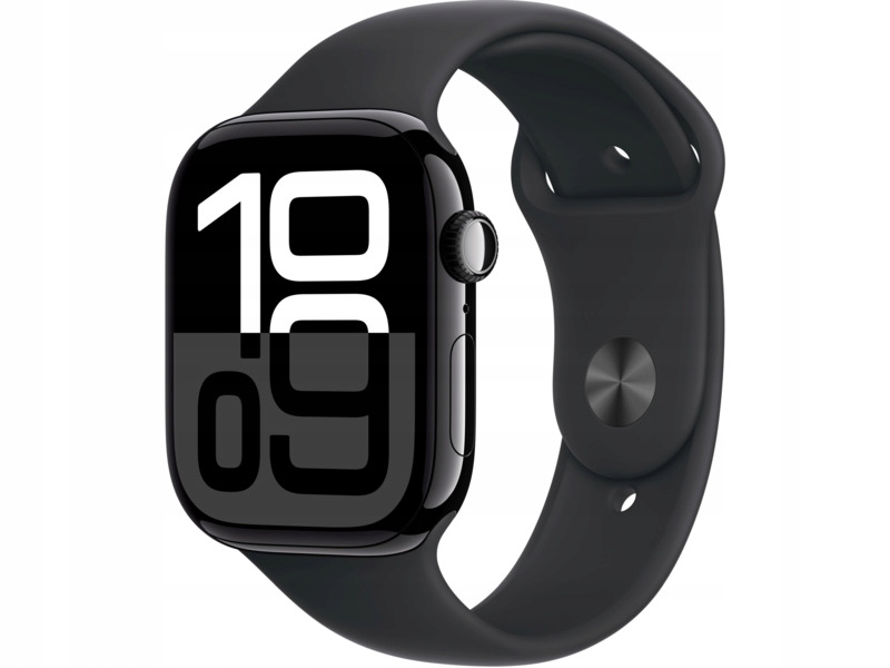 Apple Watch 10 Gps 42mm koperta z aluminium pasek sportowy S/m czarny