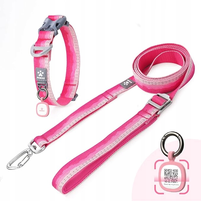 Levně Sada obojku a vodítka pro psa Velikost S 28-35,5 cm
