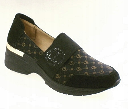 Olivia Shoes 7141 Polobotka Černá Vel 40
