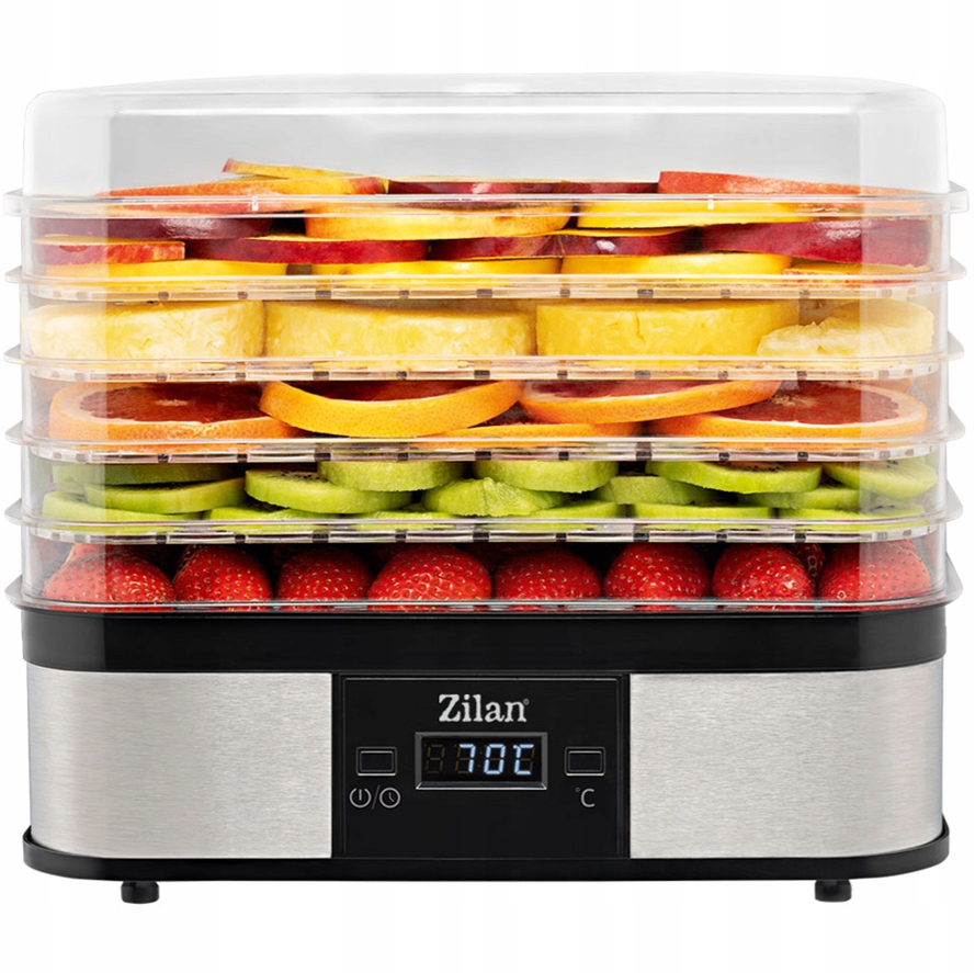 SUSZARKA DO GRZYBÓW OWOCÓW ZIÓŁ INOX LCD XXL