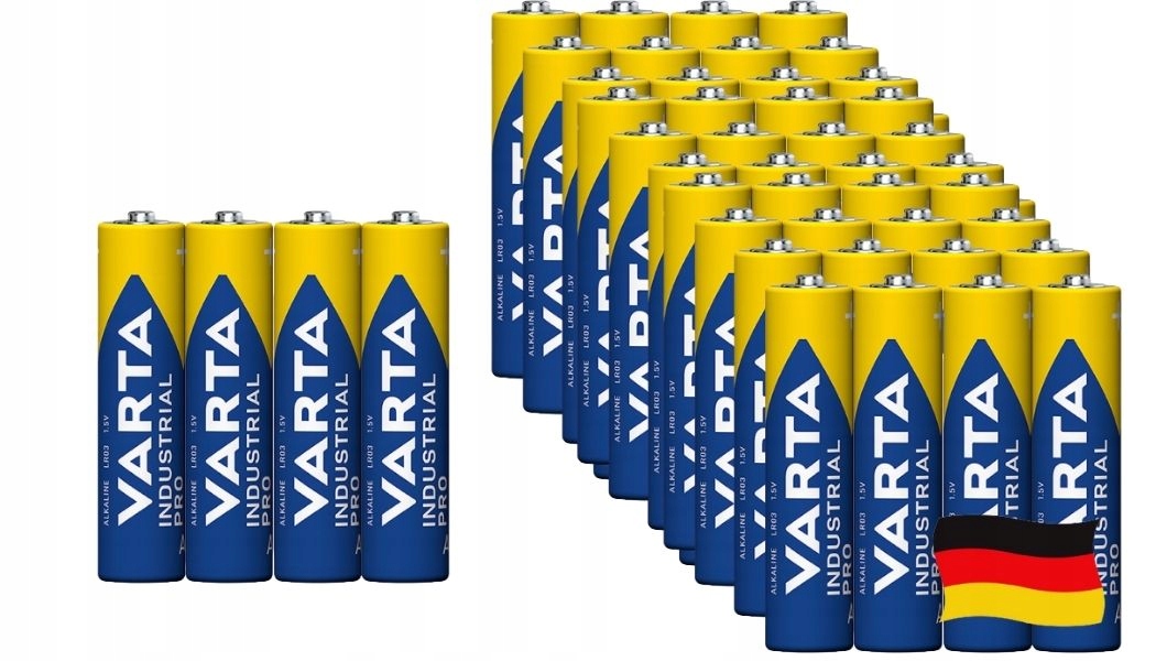 

40 x Baterie Varta Industrial Pro Aaa LR03 R3 1,5V