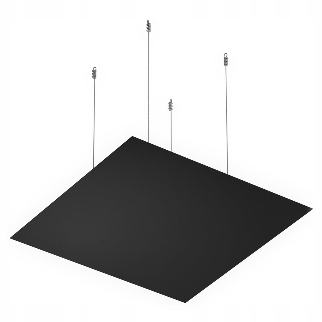 Základňa na zavesenie Sq 500 farba čierna Kluś