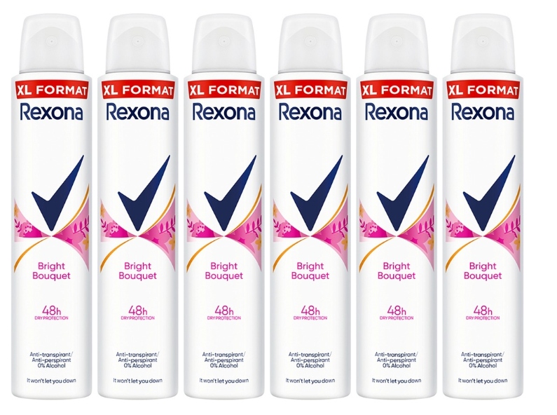 Rexona Bright Bouquet antyperspirant 6x200ml