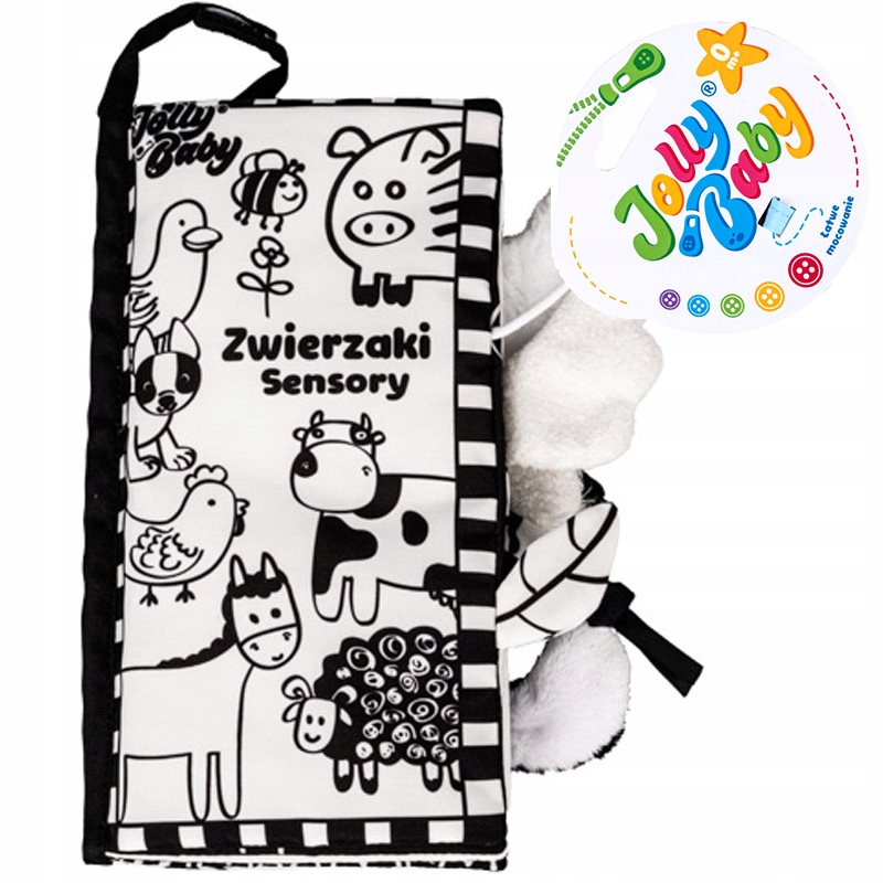 

Balibazoo Jolly Baby Książeczka Zwierzaki Sensory