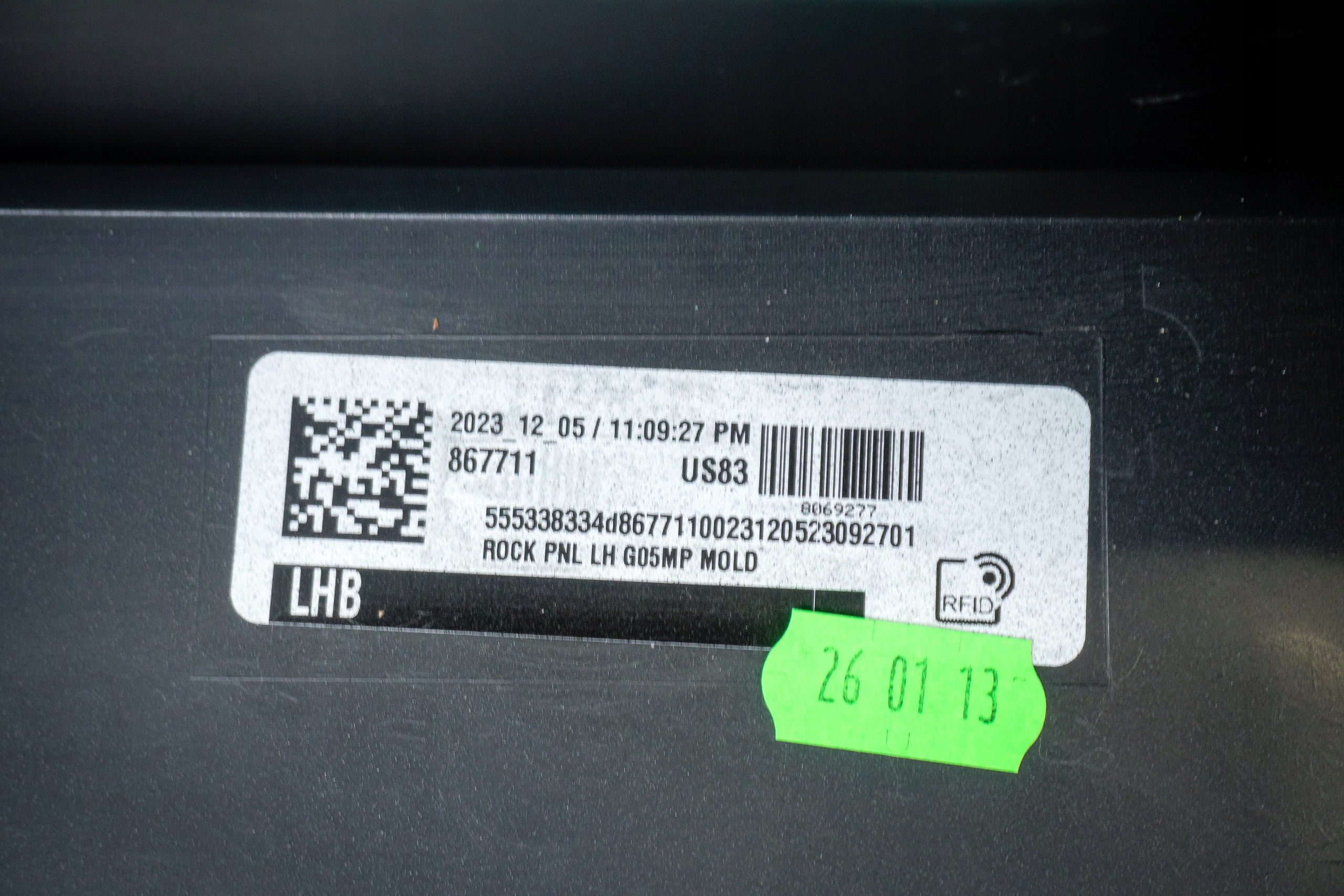 moulding cap threshold left LED BMW X5 G05 m-packet 8099111 7946663 416