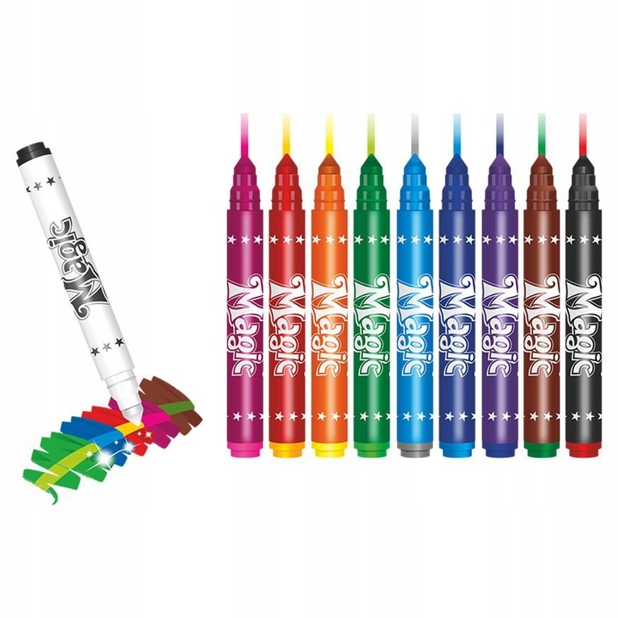 Flamastry Magiczne 10 kol Colorino Kids 34630PTR Marka Colorino