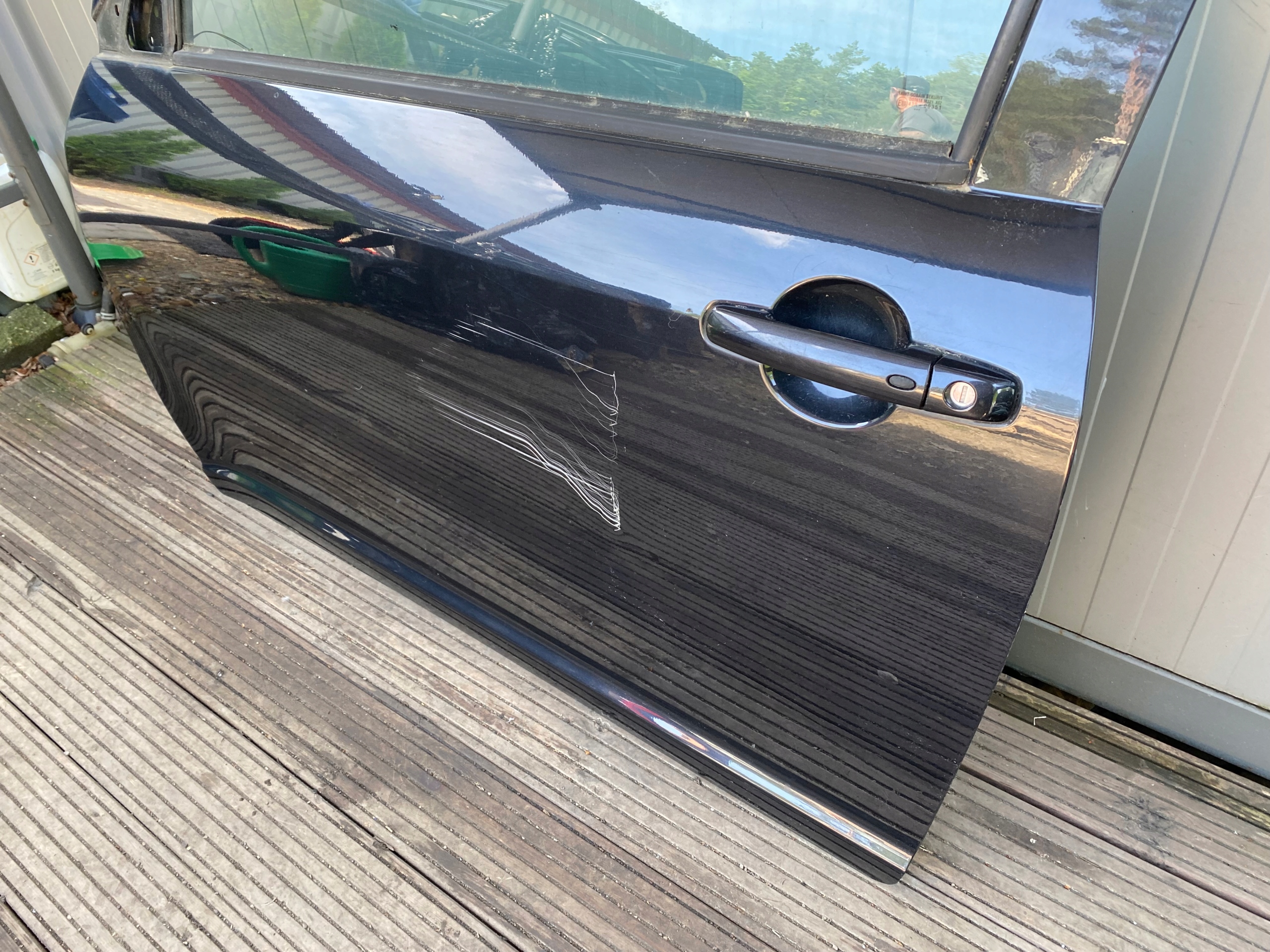 SUZUKI SWIFT MK6 3D complete door left front ZCE black