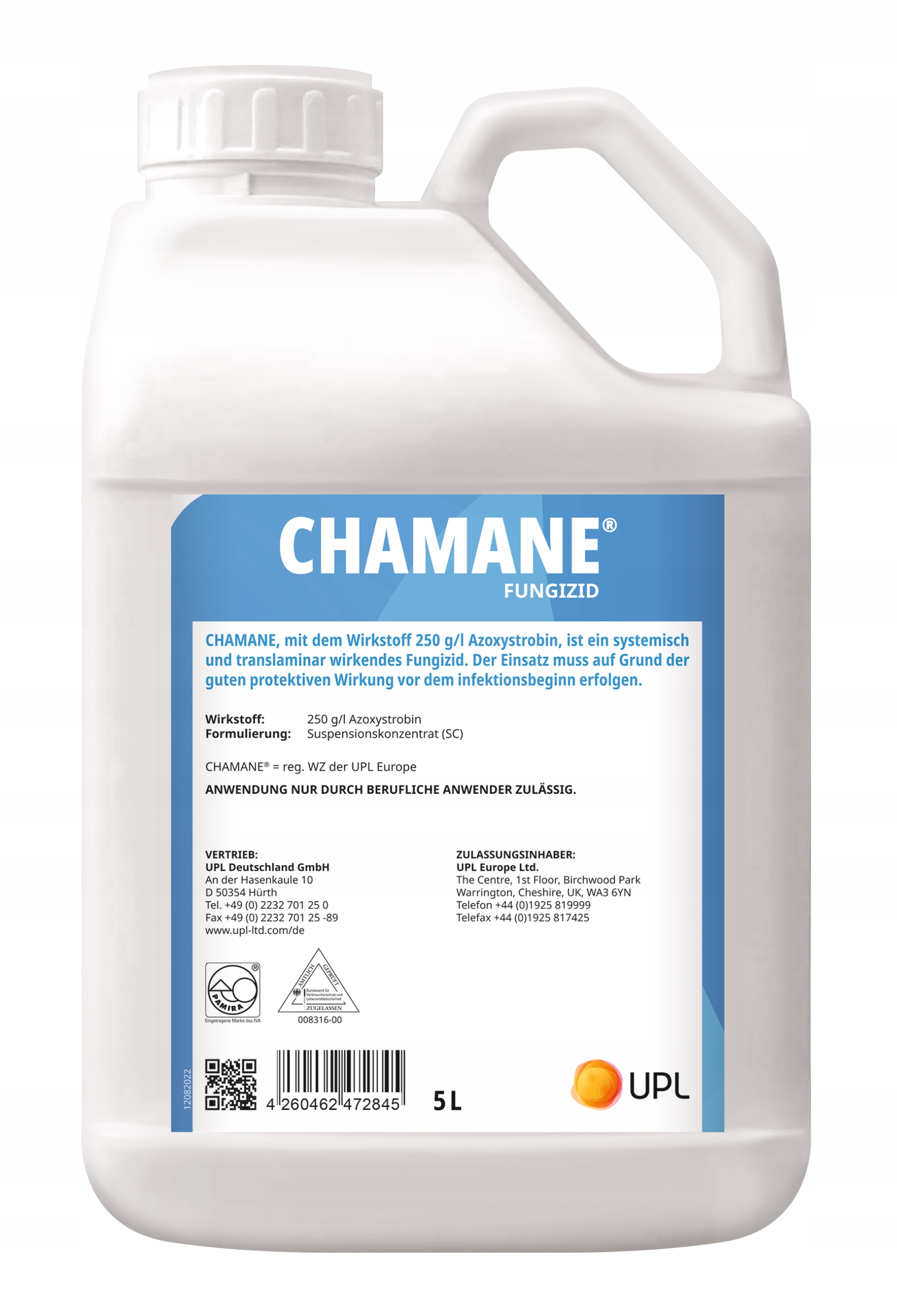 

Chamane 250 Sc 5L Grzybobójczy Azoksystrobina