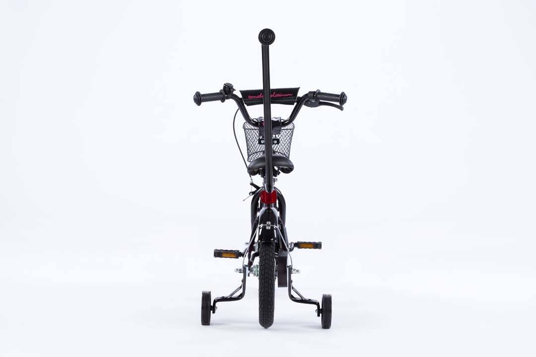 Rower Dziecięcy Rowerek BMX 14 KOSZ OD 4 DO 6 LAT Kolor Czarny Różowy
