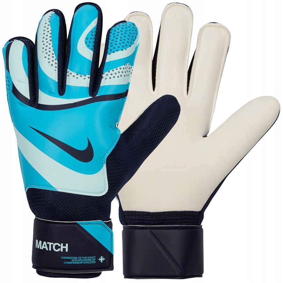Rękawice Nike Match Jr FJ4862-420 Niebieski, 8