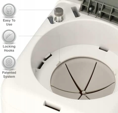 KOSZ POJEMNIK NA PIELUCHY + 12 wkłady GRATIS MEGA Rodzaj kosz na pieluchy