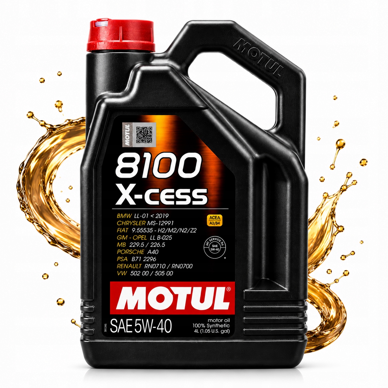 Motul 8100 X-Cess 5W40 4L Olej Silnikowy Syntetyczny Benzyna Diesel