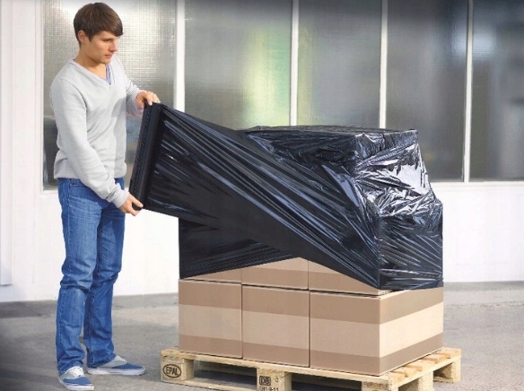 FOLIA STRETCH 3 KG CZARNA STRECZ 2,7 kg netto Waga tuby 0.3 kg