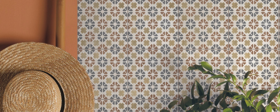 PŁYTKI MDT MUROS 45X45 PATCHWORK MYCONOS G. I Typ terakota